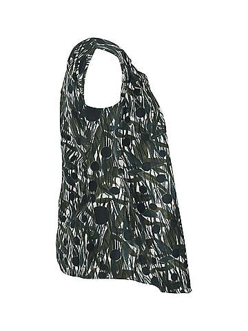 MARNI Marni Abstract Printed Top in Green Polyester (view 2)