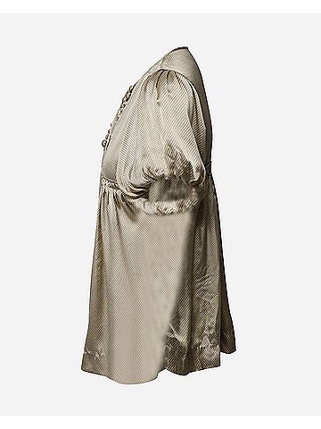 By Malene Birger By Malene Birger Empire-Cut Blouse in Gold Silk (view 2)