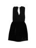 Alice + Olivia 100% Silk Black Alice + Olivia Open Back-Tie Dress in Black Silk Size 10 - photo 1