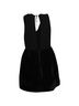 Alice + Olivia 100% Silk Black Alice + Olivia Open Back-Tie Dress in Black Silk Size 10 - photo 3
