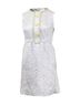 Marc Jacobs 100% Synthetic Purple Marc Jacobs Metallic Floral Jacquard Sheath Dress in Purple Polyester Size 4 - photo 1