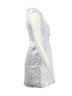Marc Jacobs 100% Synthetic Purple Marc Jacobs Metallic Floral Jacquard Sheath Dress in Purple Polyester Size 4 - photo 4