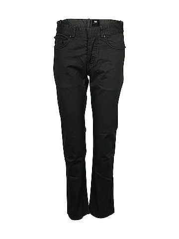 Balenciaga Balenciaga Cropped denim Jeans in Green Khaki Cotton (view 1)