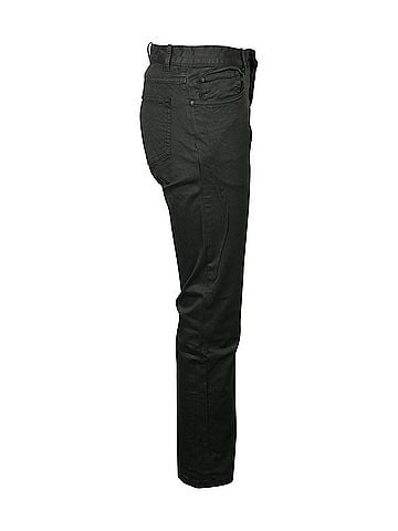 Balenciaga Balenciaga Cropped denim Jeans in Green Khaki Cotton (view 2)