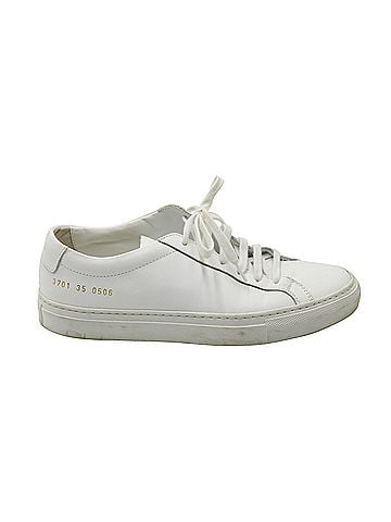 Common Projects Common Projects Achilles Lace-Up Sneakers in White Leather  (view 1)