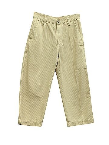 Marc Jacobs Marc Jacobs Stripe Pants in Beige Cotton (view 1)