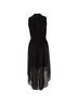 Alice + Olivia 100% Synthetic Black Alice & Olivia Asymmetric Hem Sleeveless Midi Dress in Black Polyester Size S - photo 3