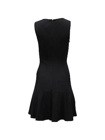 Theory Theory Sleeveless Mini Dress in Black Polyester (view 2)