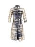 Prada 100% Silk Multi Color Prada Belted Printed Shirt Dress in Multicolor Silk Size 6 - photo 1