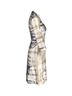 Prada 100% Silk Multi Color Prada Belted Printed Shirt Dress in Multicolor Silk Size 6 - photo 2