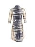 Prada 100% Silk Multi Color Prada Belted Printed Shirt Dress in Multicolor Silk Size 6 - photo 3