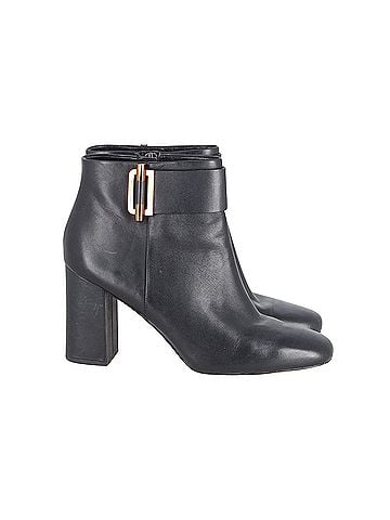Michael Kors Michael Kors Gloria Ankle Boots in Black Leather (view 1)