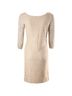 Diane von Furstenberg 100% Rayon Tan Diane Von Furstenberg Long Sleeve Zarita Lace Dress in Beige Rayon Size 10 - photo 3