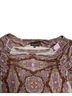 ETRO 100% Silk Multi Color Etro Paisley Print Top in Multicolor Silk Size M - photo 3