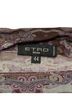 ETRO 100% Silk Multi Color Etro Paisley Print Top in Multicolor Silk Size M - photo 4