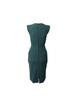 Antonio Berardi 100% Wool Green Antonio Berardi Peplum Midi Dress in Green Virgin Wool Size S - photo 3