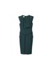 Antonio Berardi 100% Wool Green Antonio Berardi Peplum Midi Dress in Green Virgin Wool Size S - photo 4