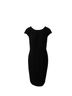 maxmara 100% Synthetic Black Max Mara Sheath Dress in Black Triacetate Size 12 - photo 1