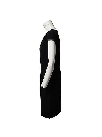 maxmara Max Mara Sheath Dress in Black Triacetate (view 2)