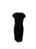 maxmara 100% Synthetic Black Max Mara Sheath Dress in Black Triacetate Size 12 - photo 3