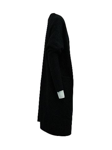 Acne Acne Studios Raya Long Cardigan in Blue Mohair (view 2)