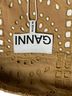 Ganni 100% Cotton Brown Ganni Broderie Anglaise Dress in Brown Cotton Size XS - photo 7