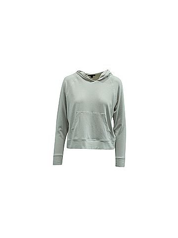 James Perse James Perse Oversized Hoodie in White Cotton (view 1)