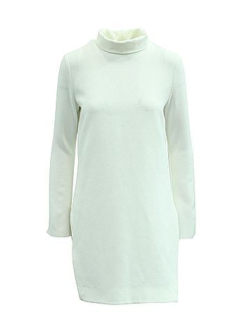 Ellery Ellery Mock Collar Top in White Polyester (view 1)