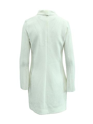Ellery Ellery Mock Collar Top in White Polyester (view 2)
