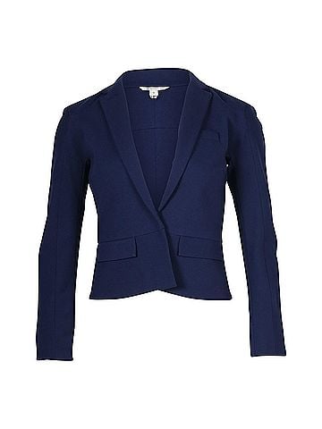 Diane von Furstenberg Diane Von Furstenberg Reiko Blazer in Blue Viscose (view 1)