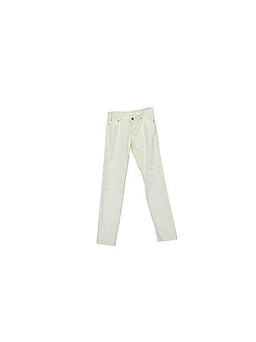 Iceberg Iceberg x The Simpsons Embroidered Pants in Cream Cotton (view 1)