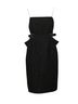 Bottega Veneta 100% Other Black Bottega Veneta Belted Shift Dress in Black Viscose Size M - photo 1