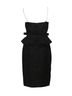Bottega Veneta 100% Other Black Bottega Veneta Belted Shift Dress in Black Viscose Size M - photo 3