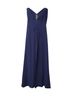 RM by Roland Mouret 100% Acrylic Blue Roland Mouret Sleeveless V-Neck Long Dress in Navy Blue Polyester Size 12 - photo 4