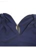 RM by Roland Mouret 100% Acrylic Blue Roland Mouret Sleeveless V-Neck Long Dress in Navy Blue Polyester Size 12 - photo 8