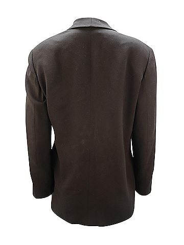 Giorgio Armani Giorgio Armani Single Breasted Jacket in Black Wool (view 1)