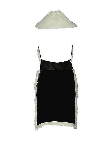Altuzarra Altuzarra Constable Belted Gilet in White Fur (view 2)