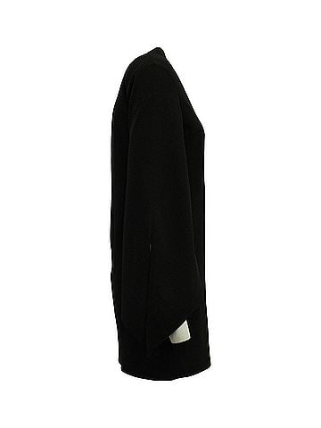 Tibi Tibi V-Neck Long Sleeve Dress in Black Polyester (view 2)