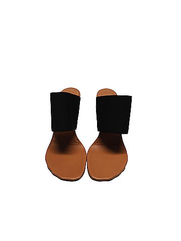Vetements Vetements Lighter-heel Mules in Black Stretch-canvas (view 2)