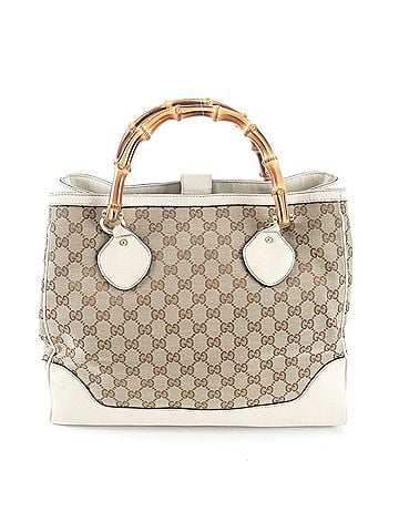 Gucci Gucci Bamboo GG Canvas 282317 Leather Tote Bag Handbag Shoulder for Women (view 1)