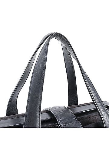 Chanel Chanel New Travel Line Leather Nylon Tote Bag Handbag Shoulder with Serial Seal for Women (view 2)