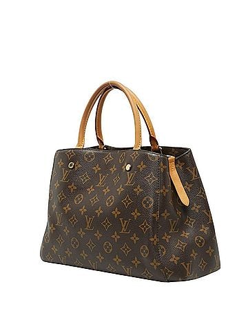 Louis Vuitton Louis Vuitton Monogram Montaigne MM Handbag Shoulder Bag 2WAY M41056 Brown Leather Women's LOUIS VUITTON (view 2)