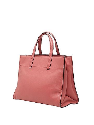 Prada Prada Triangle Logo Plate Handbag Shoulder Bag BN2606 Pink Saffiano Leather Women's PRADA (view 2)