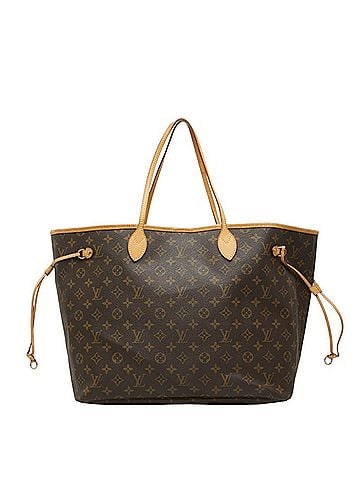 Louis Vuitton Louis Vuitton Monogram Neverfull GM Tote Bag Shoulder M40157 Brown Leather Women's LOUIS VUITTON (view 1)