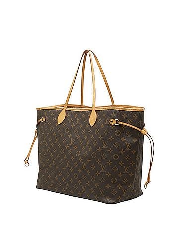 Louis Vuitton Louis Vuitton Monogram Neverfull GM Tote Bag Shoulder M40157 Brown Leather Women's LOUIS VUITTON (view 2)