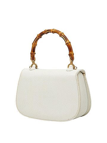 Gucci Gucci Bamboo Handbag Shoulder Bag 2WAY 000 1014 0188 White Leather Women's GUCCI (view 2)