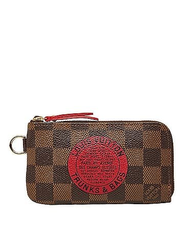 Louis Vuitton Louis Vuitton Damier T&B Pochette Clé Complice Wallet/Coin Purse N61742 Brown Leather Women's LOUIS VUITTON (view 1)