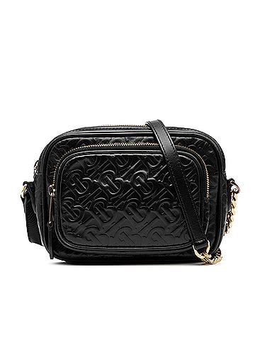 Burberry Embossed Calfskin TB Monogram Camera Chain Crossbody (view 1)