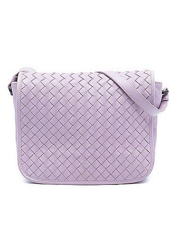 Bottega Veneta Nappa Intrecciato Flap Crossbody (view 1)