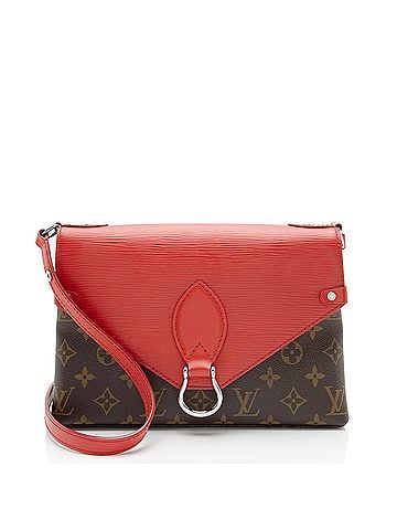Louis Vuitton Louis Vuitton Monogram Canvas Epi Leather Saint Michel Shoulder Bag (view 1)